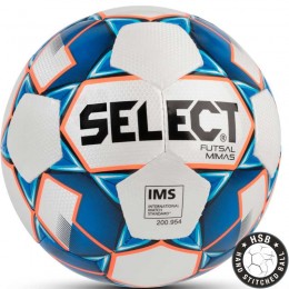 Futsal labda Select Mimas fehér-kék