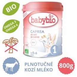 Babybio caprea 1 teljes kecskebaba biotej (800 g)