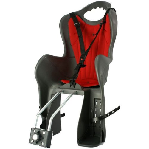 Kerékpár gyerekülés adapteres HTP Elibas szürke