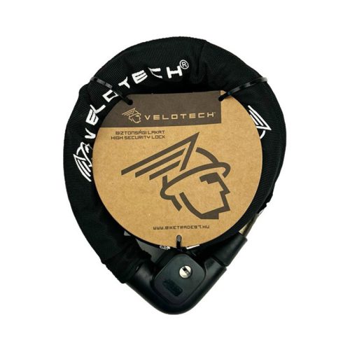 Kerékpárzár görgős Velotech 2,2x150 cm