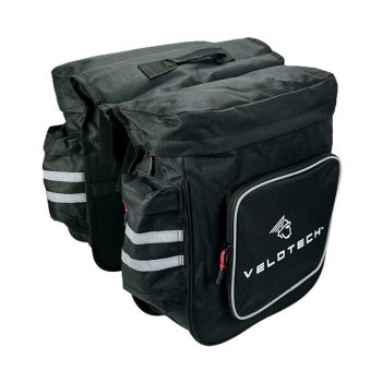 Kerékpártáska Velotech kétrészes hagyományos