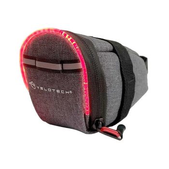 Nyeregtáska Velotech világítós