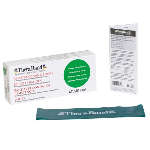 Thera-Band gumiszalag hurok 30,5 cm zöld