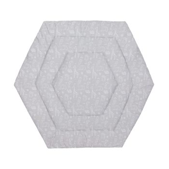   Fillikid betét hatszögletû utazójárókába 124cm átmérõjû szürke Safari 1121-77