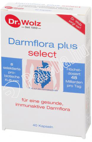 Dr.Wolz Darmflora Plus Bélflóra Kapszula 40x