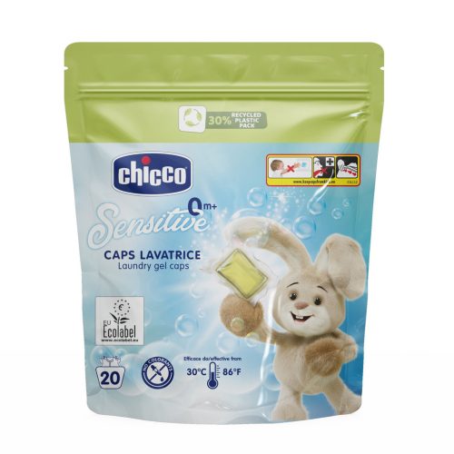 CHICCO Sensitive mosógél kapszula 20 db, 0m+