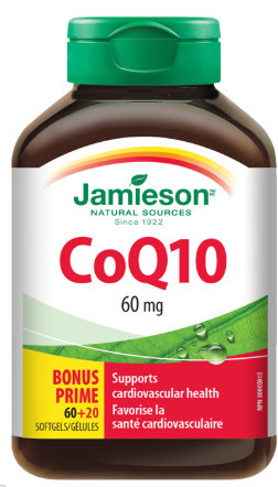 Jamieson Q10 60Mg Kapszula 80x (60x+20x)
