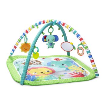   BRIGHT STARTS Játszószőnyeg játékhíddal Wild Wiggles aktivitással 0hó+