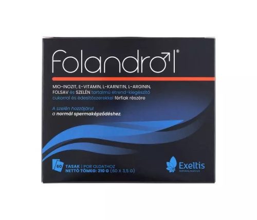 Folandrol Folsav Szelén Étrkiegészítő Por 60x