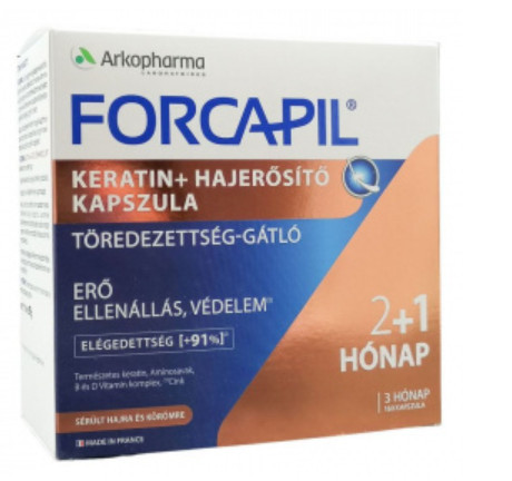 Forcapil Keratin+ Kapszula 120+60x