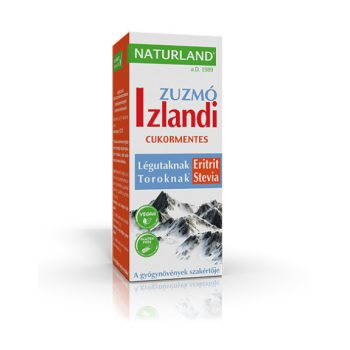 Naturland Izlandi Zuzmó Édesítővel Folyékony 150ml 