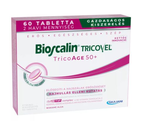 Bioscalin Tricovel TricoaGe 50+ Tabletta 60x