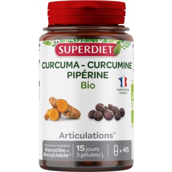 Superdiet Bio Kurkuma Kapszula 45x