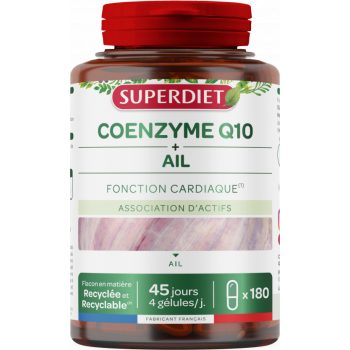 Superdiet Koenzim Q10 Fokhagyma Kapszula 180x