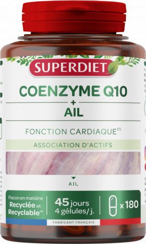 Superdiet Koenzim Q10 Fokhagyma Kapszula 180x