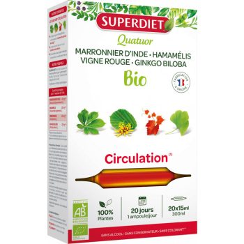 Superdiet Bio Circulation Ivóampulla 20x15ml