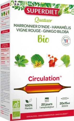 Superdiet Bio Circulation Ivóampulla 20x15ml
