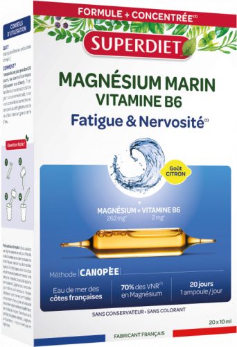 Superdiet Tengeri Mg +B6 Ivóampulla 20x 10ml
