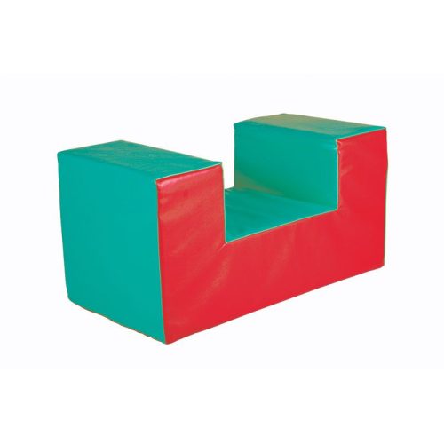 Lakkozott műbőr szivacs Amaya kocka alagút