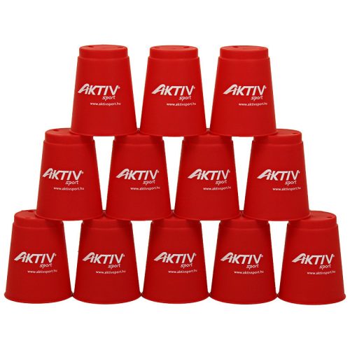 Aktivsport sport pohár piros