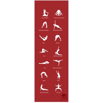 Jógaszőnyeg Trendy Home 180x60x0,5 cm piros