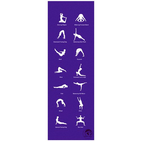 Jógaszőnyeg Trendy Home 180x60x0,5 cm lila