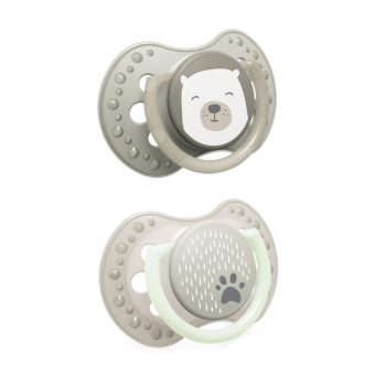 LOVI Cumisüveg szilikon dinamikus Buddy Bear 6-18h 2 db
