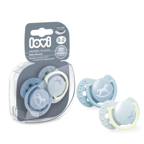 LOVI Cumisüveg mini Baby shower 0-2h 2db fiú