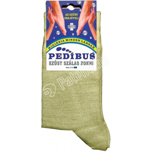 Pedibus 5007 Ezüst Zokni Fehér 39/42