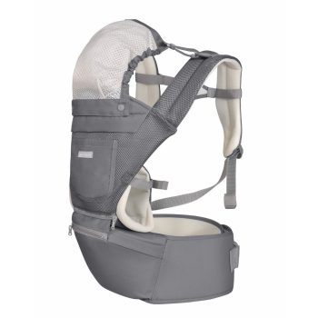   Kikkaboo kenguru 3in1 csípõüléses 5 hónapos kortól Chloe mesh szürke