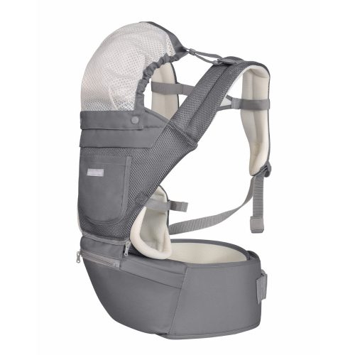 Kikkaboo kenguru 3in1 csípõüléses 5 hónapos kortól Chloe mesh szürke