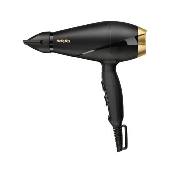   BaByliss 6704E Power Pro hajszárító, AC motor, 2000W, fekete-arany