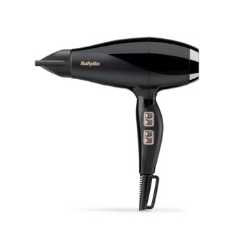   Babyliss 6716DE Air Power Pro Ionos hajszárító, AC motor, 2300W, fekete-sötétezüst