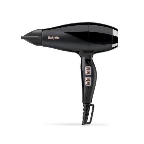 Babyliss 6716DE Air Power Pro Ionos hajszárító, AC motor, 2300W, fekete-sötétezüst