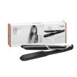 BaByliss ST397E Sleek Control Wide tourmalin-kerámialapos hajvasaló, fekete-ezüst