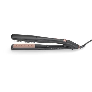   BaByliss ST596E Steam Lux Styler titánium-kerámialapos gőzölős hajvasaló, fekete-rose gold