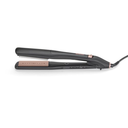BaByliss ST596E Steam Lux Styler titánium-kerámialapos gőzölős hajvasaló, fekete-rose gold