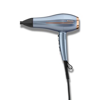   BaByliss D251PE Demin Luxe Ionos hajszárító, HTDC motor, 2200W, kék