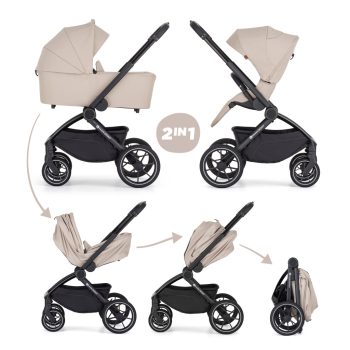   PETITE&MARS Kombinált babakocsi SCOUT 2 az 1-ben Soft Mousse