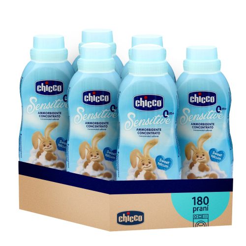 6x CHICCO Öblítő koncentrátum Édes Púder 750 ml (6x30 mosás)