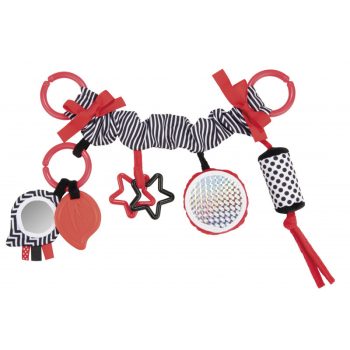   CANPOL BABIES Kontrasztos lógó játék babakocsira/autósülésre Sensory