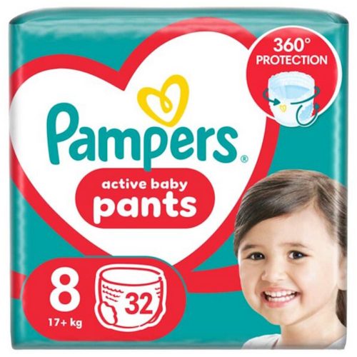 Pampers Pants 8 Jumbo Pack bugyipelenka 17kg< 32db