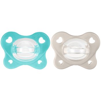 CHICCO PhysioForma® Dual Soft cumik kék 6-16m, 2 db