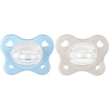 CHICCO PhysioForma® Dual Soft cumik kék 2-6 hónapos, 2 db