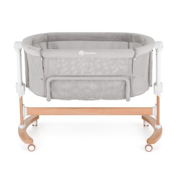   PETITE&MARS Állítható gyerekágy ringató funkcióval Glory 2 az 1-ben Mocha Beige