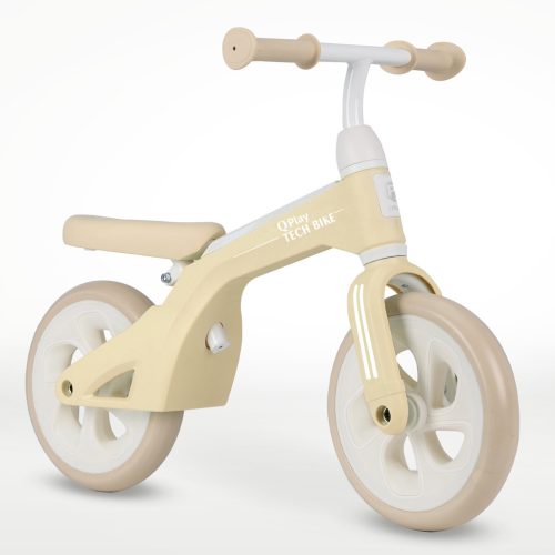 QPLAY futóbicikli Tech Cream, kor 2-4 év,  30 kg-ig