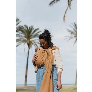 BOBA Babahordozó / Gyűrűs Kendő - Rozs