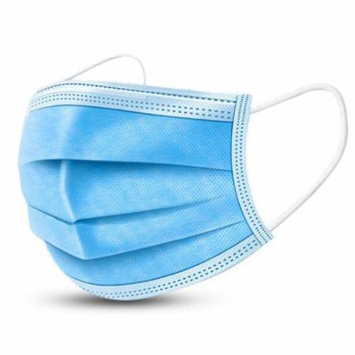 Egyszer használatos szájmaszk 50db/csomag (kék)