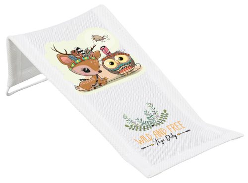 TEGA BABY Fabric fürdő nyugágy Wild and Free Little Deer - fehér