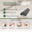 Memóriahabos többfunkciós félhenger párna